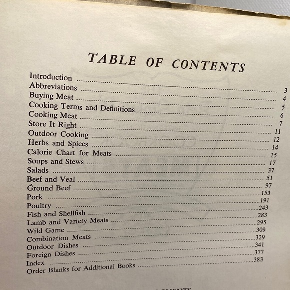 The Beta Sigma Phi International Cookbook Meats Spiral Bound 1968 Vin… - Picture 5 of 10